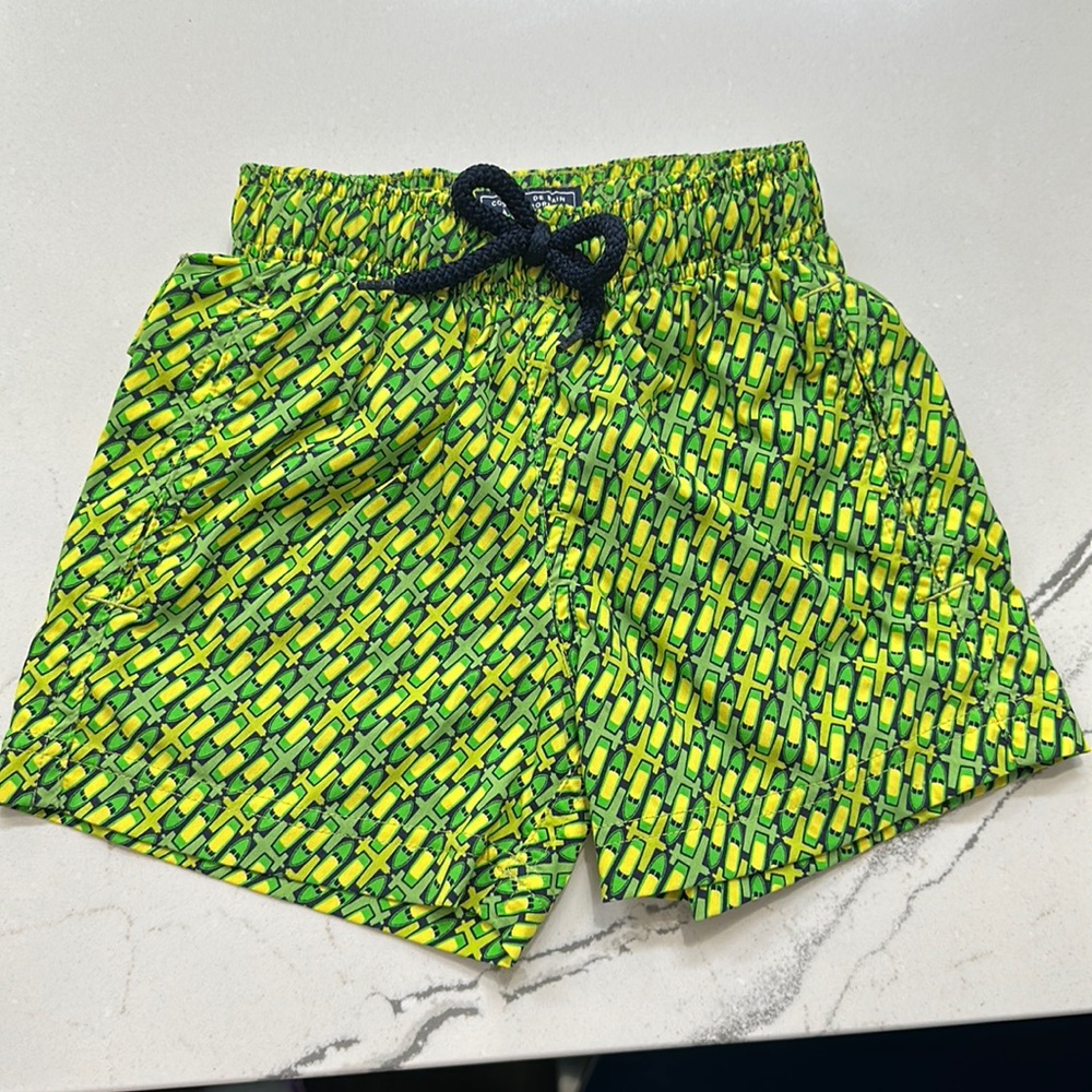 VILEBREQUIN Boys bathing suit swim trunks St. Barts exclusive size 2